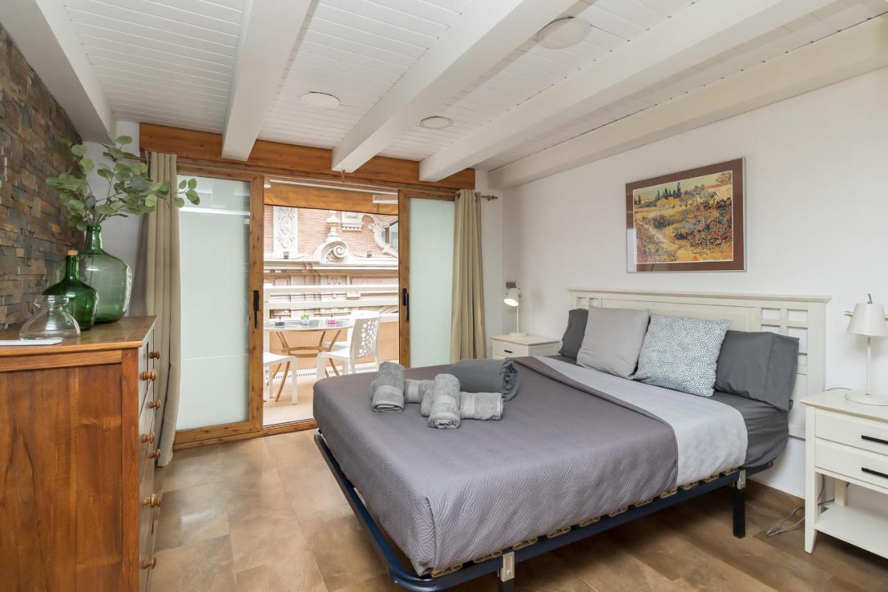 Apartamento Loft Con Terraza Centro Valencia Exterior foto